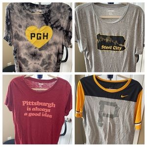 Bundle of 4 Pittsburgh Shirts